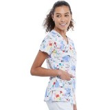 *FINAL SALE V-Neck Top in Be Eeyore - Cherokee Tooniforms