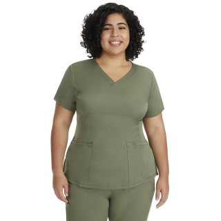 2500 HH Works by Healing Hands Monica V-Neck Scrub Top