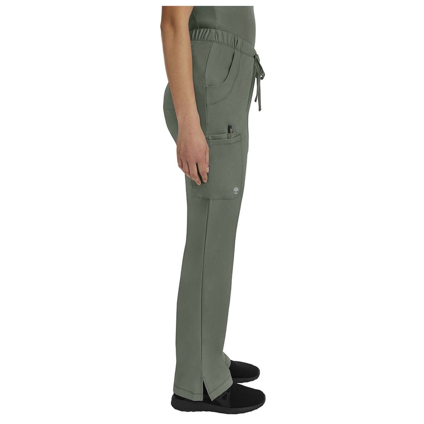 9560 Rebecca HH Works by Healing Hands 6 Pocket Drawstring Waist Straight Leg Cargo Scrub Pants