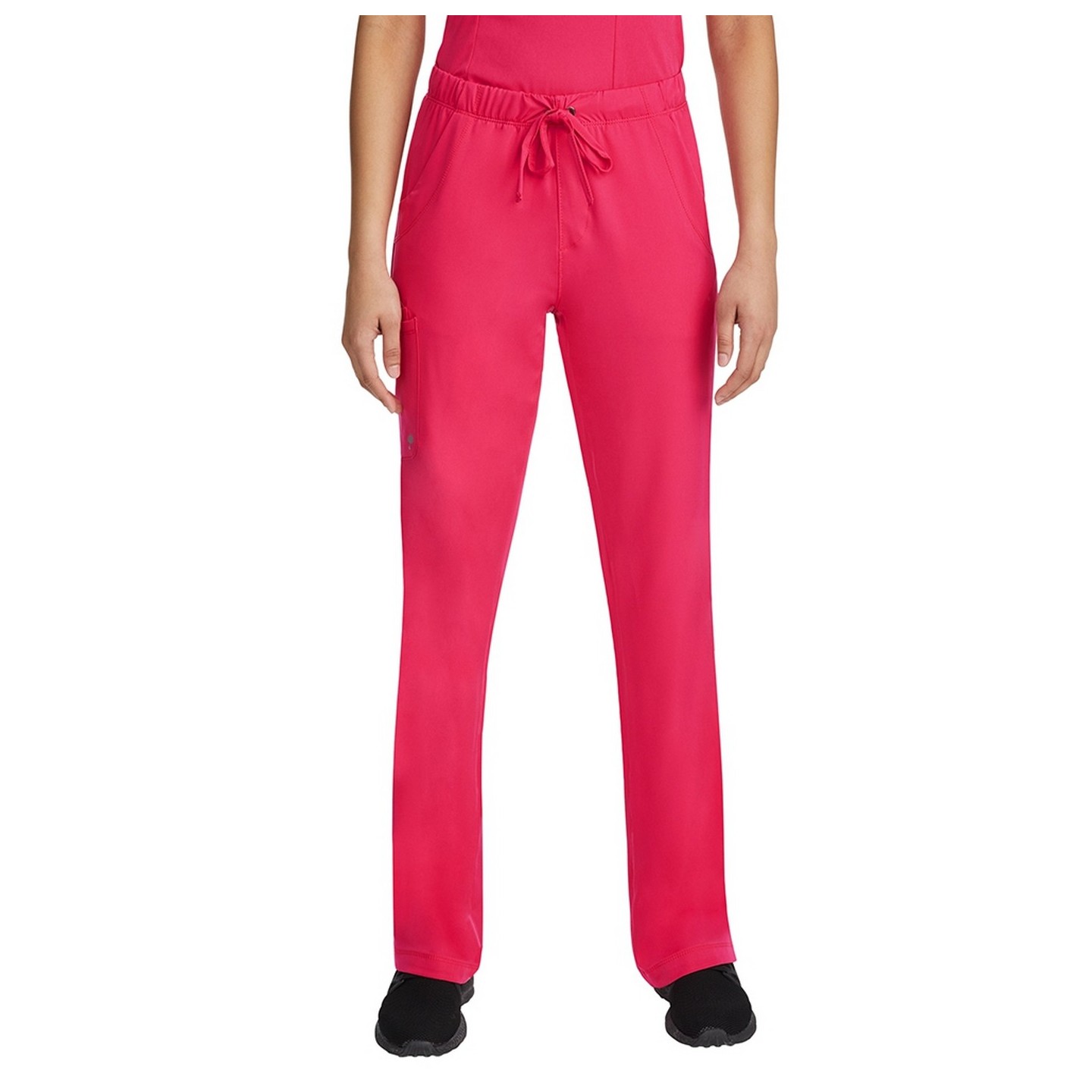 9560P Petite Rebecca HH Works Pantalon Scrub Cargo jambe droite à 6 poches avec cordon de serrage - Entrejambes: 29po et 1/2