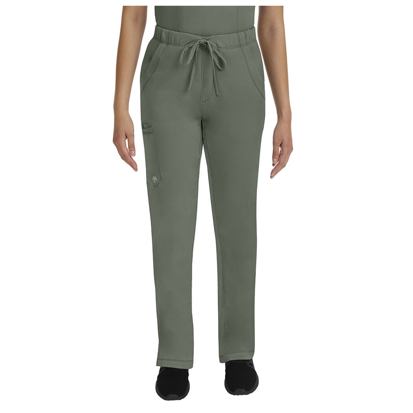 9560P Petite Rebecca HH Works Pantalon Scrub Cargo jambe droite à 6 poches avec cordon de serrage - Entrejambes: 29po et 1/2