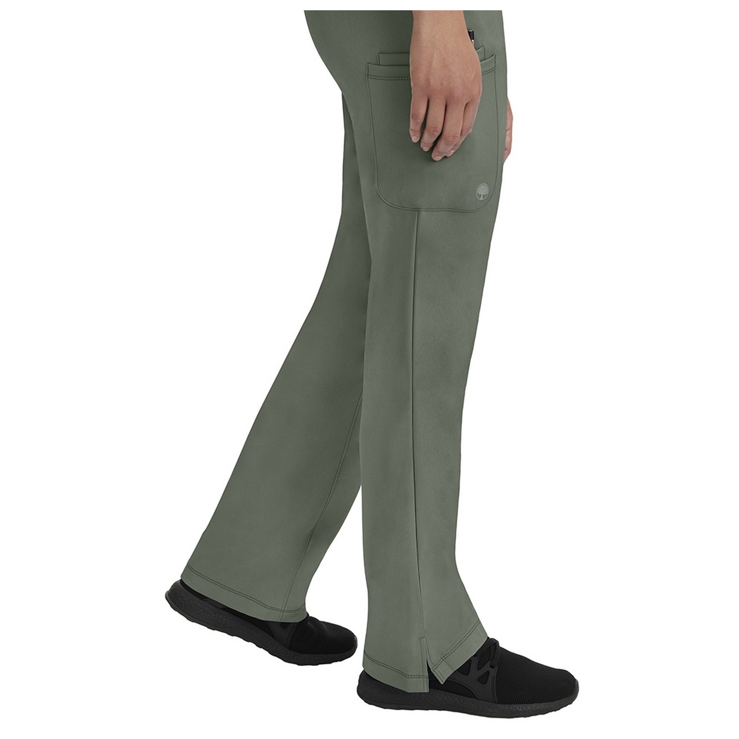 9560P Petite Rebecca HH Works Pantalon Scrub Cargo jambe droite à 6 poches avec cordon de serrage - Entrejambes: 29po et 1/2