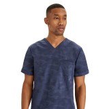 2360 Healing Hands Purple Label Men's Jack Camo Top