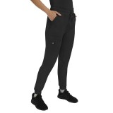 9575P Petite HH Works Renee Jogger With Full Elastic Waistband And Drawstring Pant