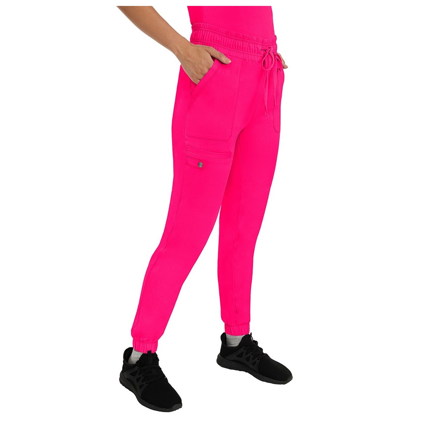 9575P Petite HH Works Renee Jogger With Full Elastic Waistband And Drawstring Pant