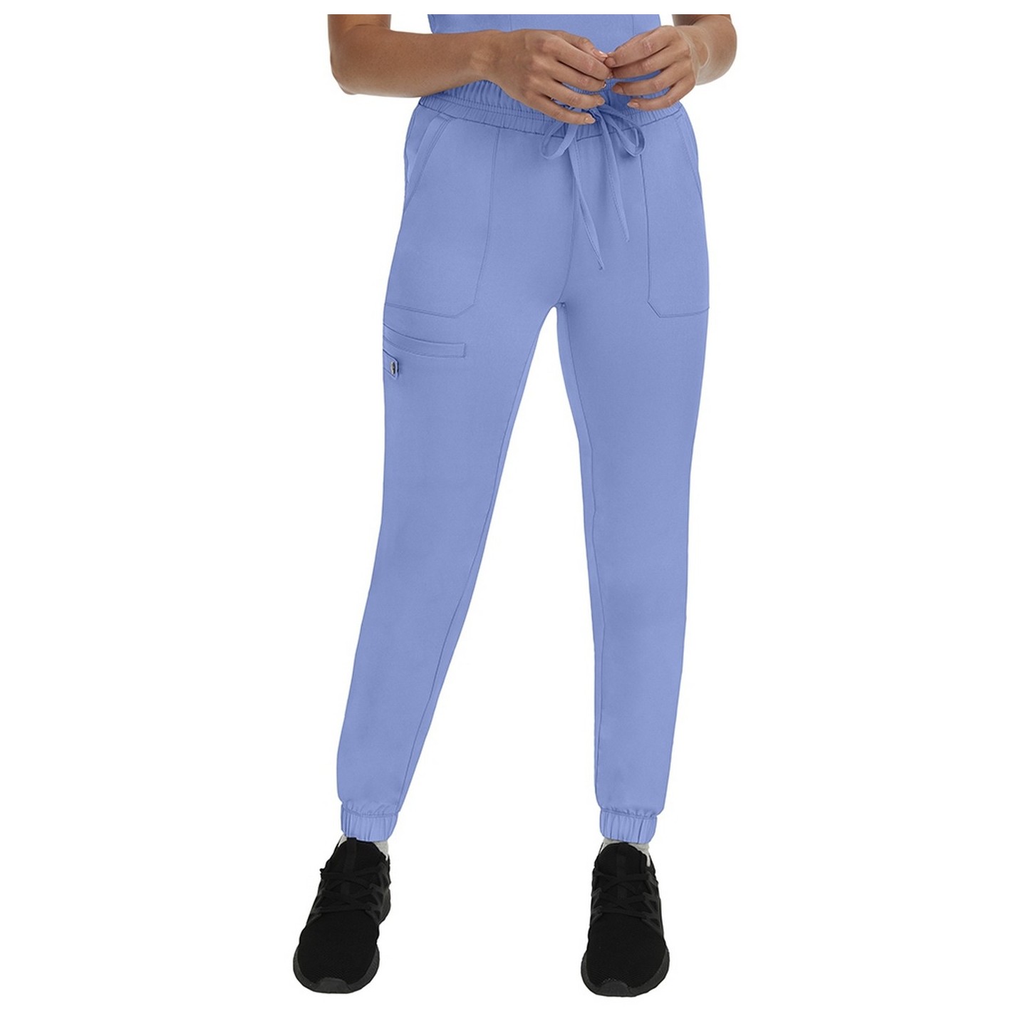 9575P Petite HH Works Renee Jogger With Full Elastic Waistband And Drawstring Pant