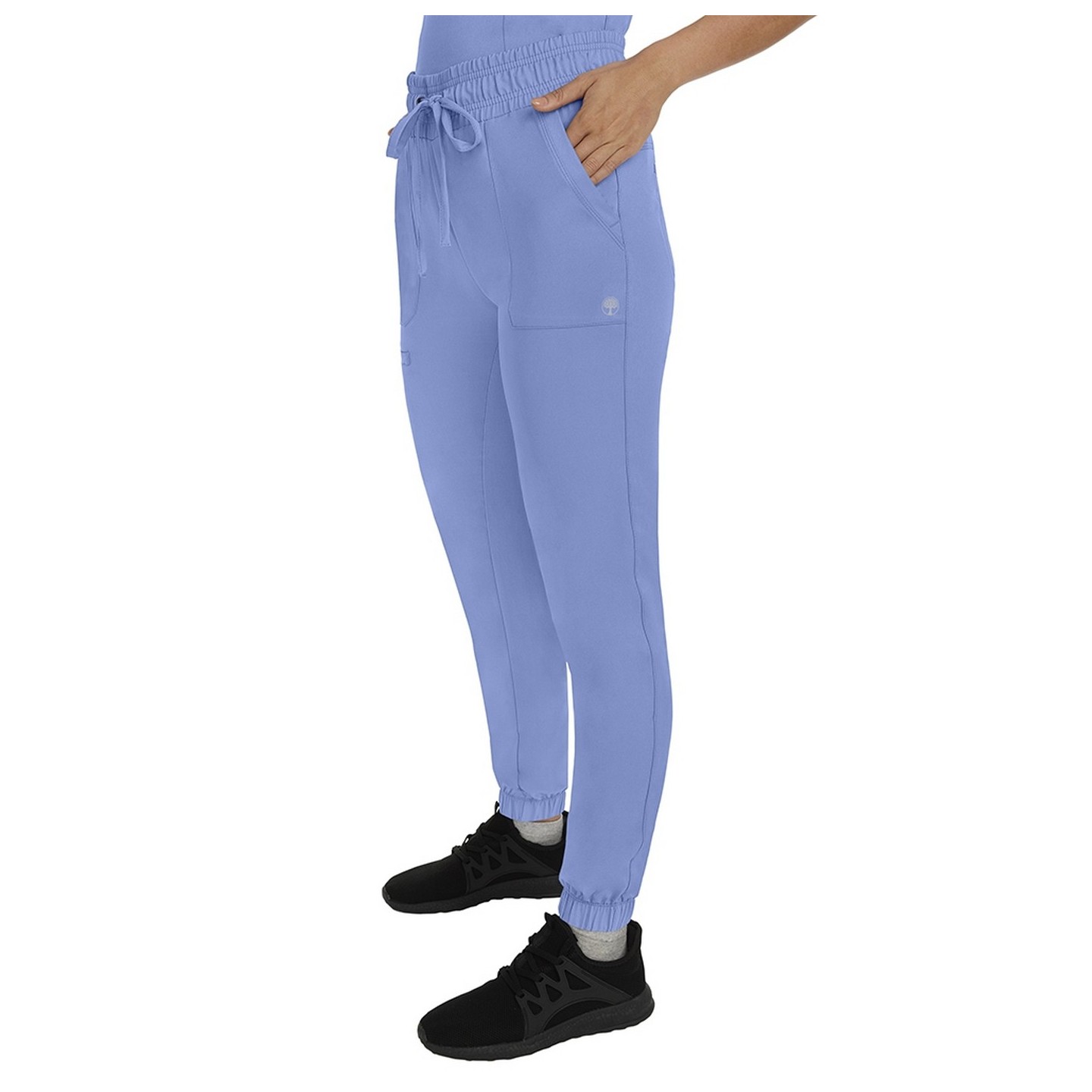 9575P Petite HH Works Renee Jogger With Full Elastic Waistband And Drawstring Pant