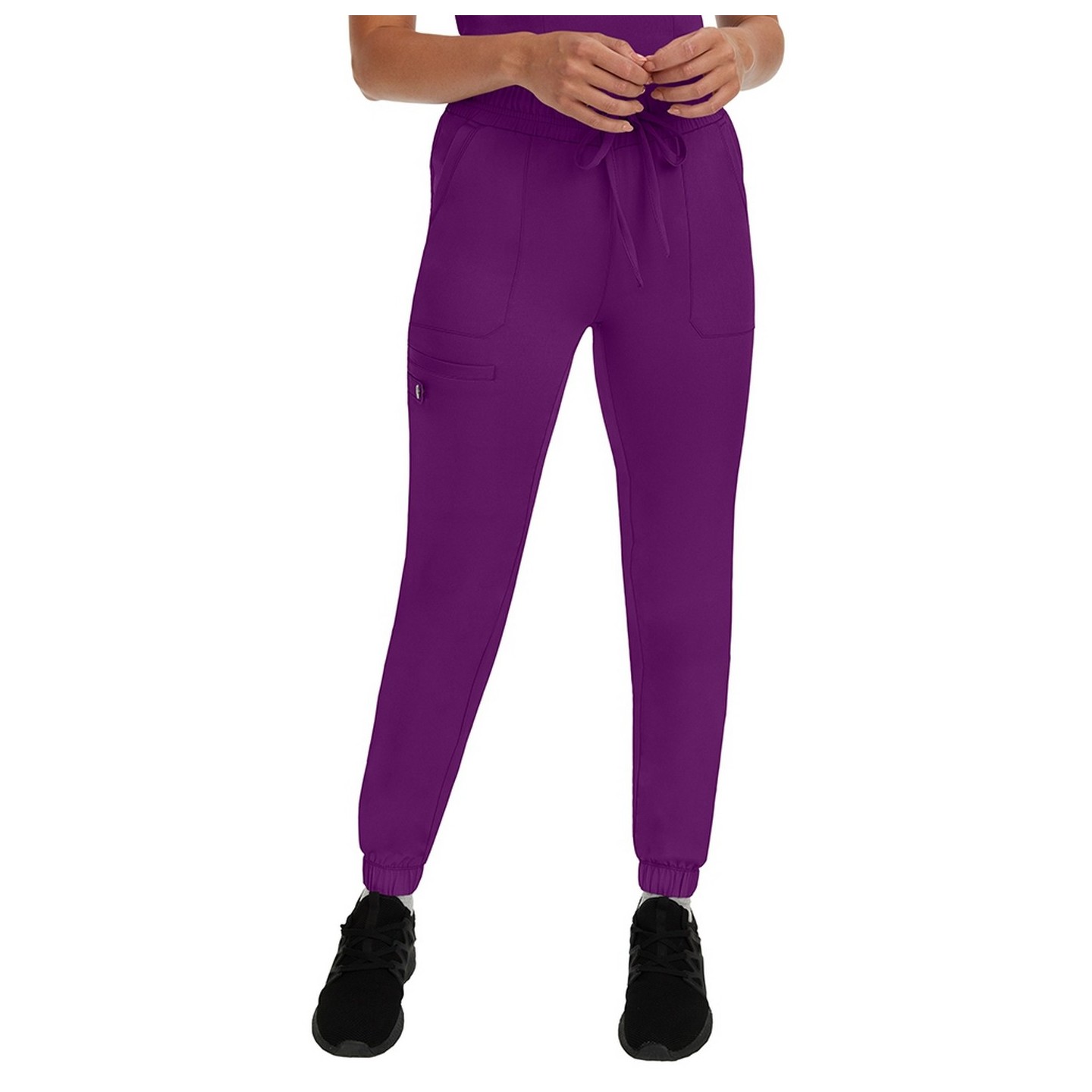 9575P Petite HH Works Renee Jogger With Full Elastic Waistband And Drawstring Pant