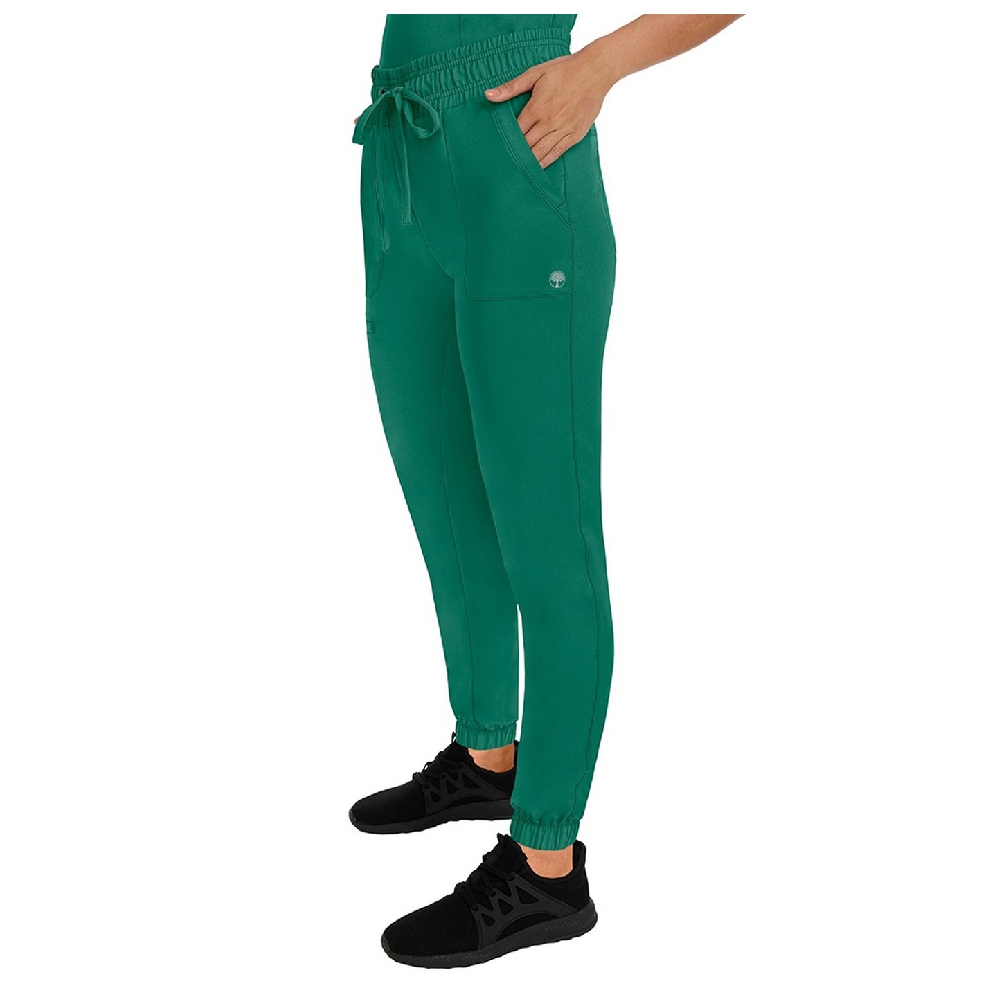 9575P Petite HH Works Renee Jogger With Full Elastic Waistband And Drawstring Pant