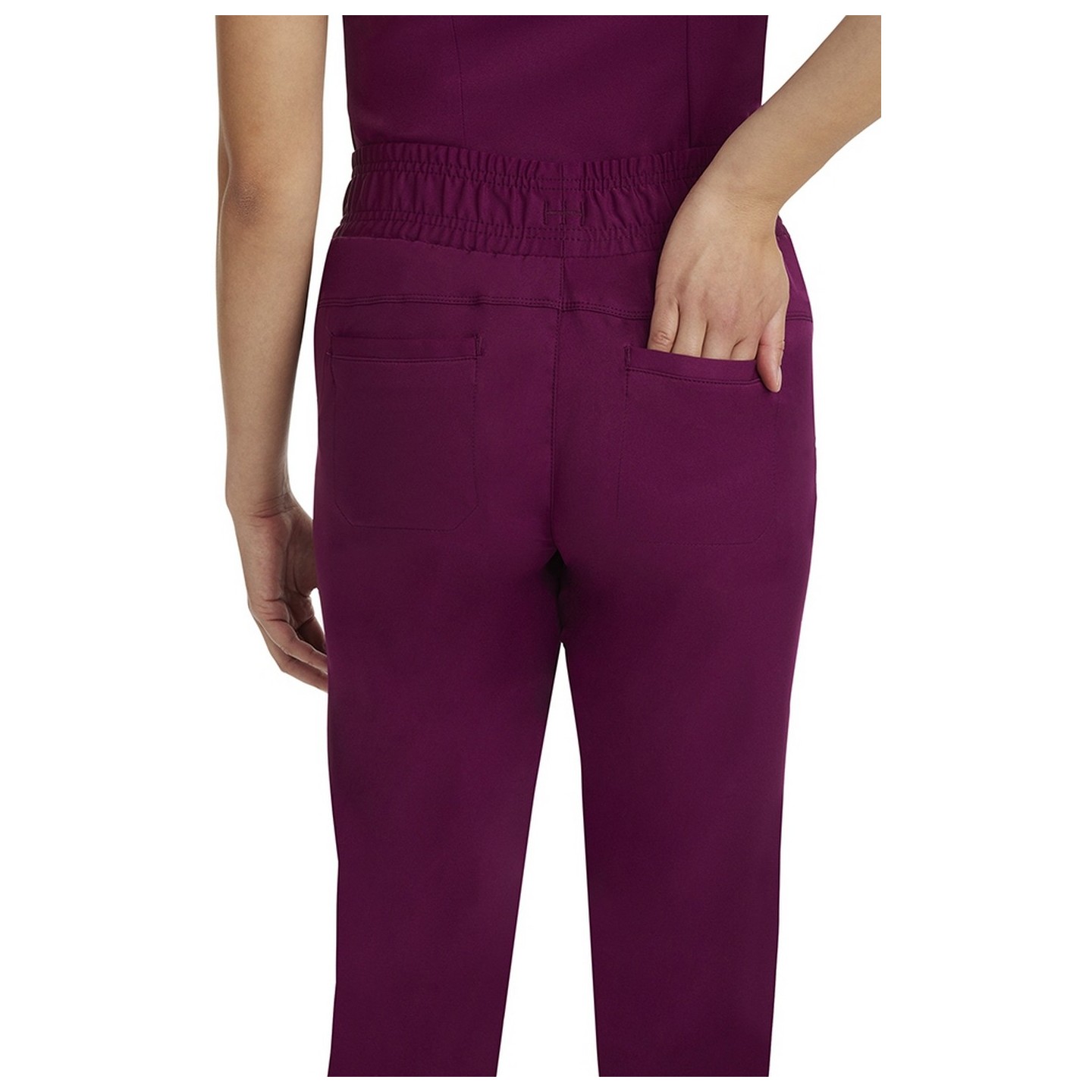 9575P Petite HH Works Renee Jogger With Full Elastic Waistband And Drawstring Pant