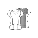 Round Neck Top - Cherokee Infinity - Antimicrobial