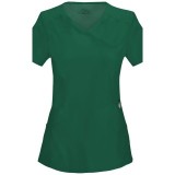 Mock Wrap Top - Cherokee Infinity - Antimicrobial