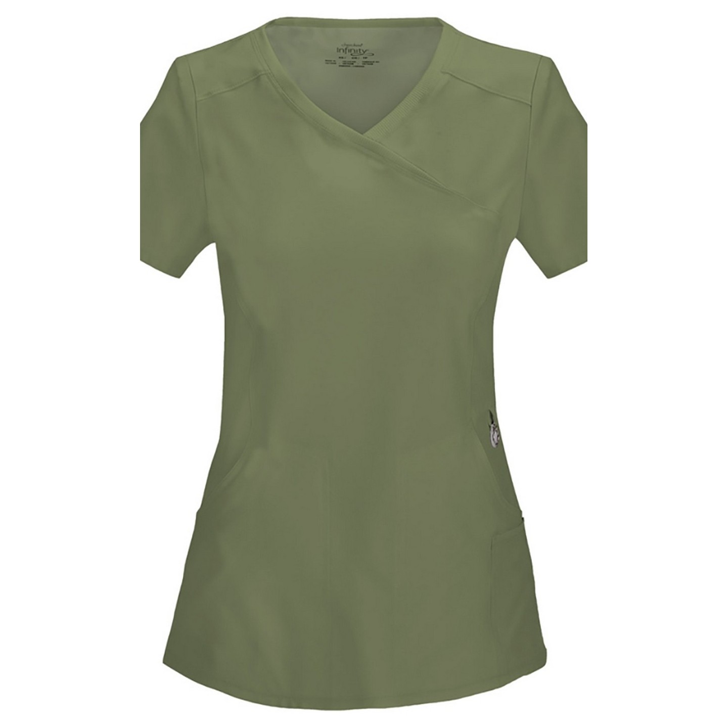 Mock Wrap Top - Cherokee Infinity - Antimicrobial