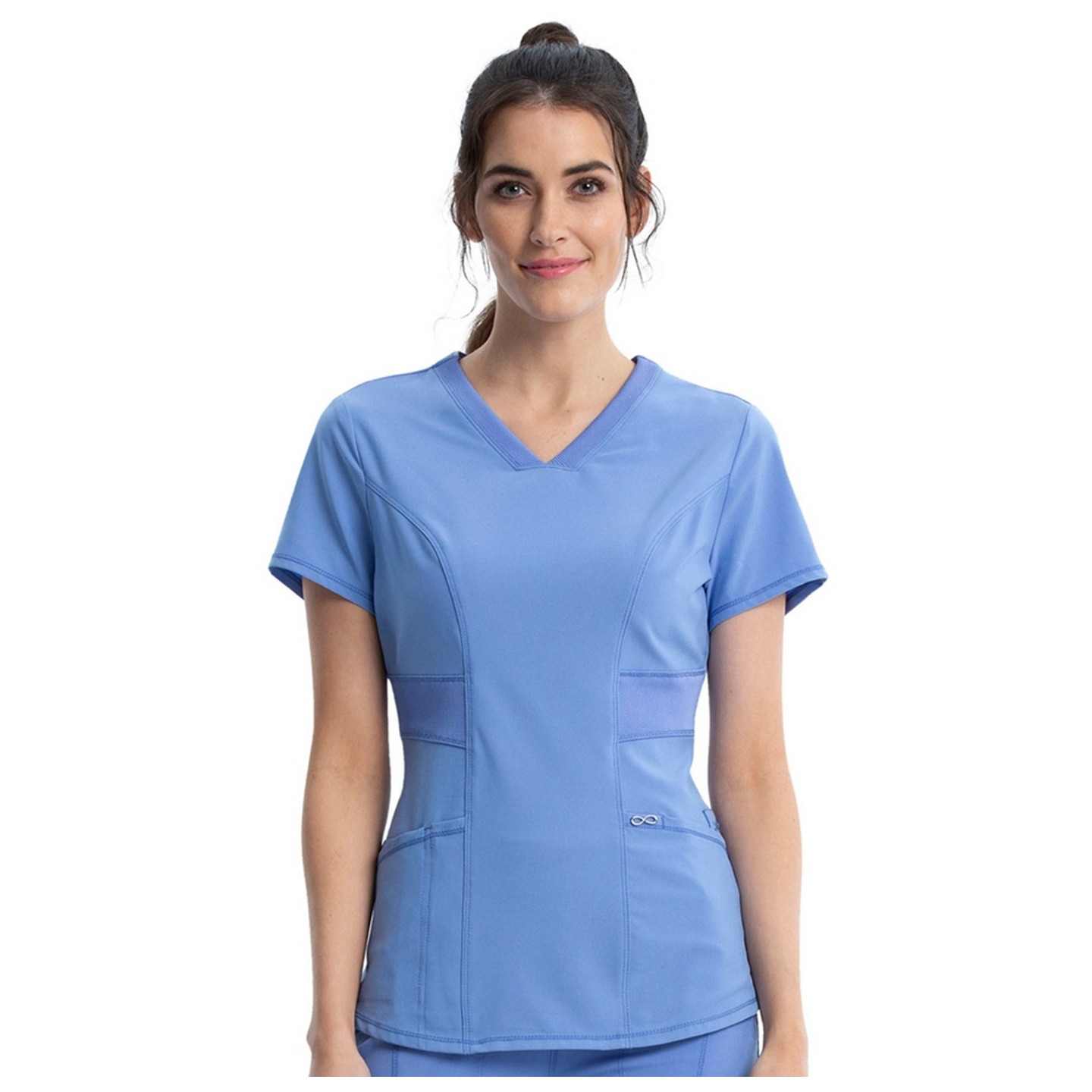 V-Neck Top - Cherokee Infinity - Antimicrobial