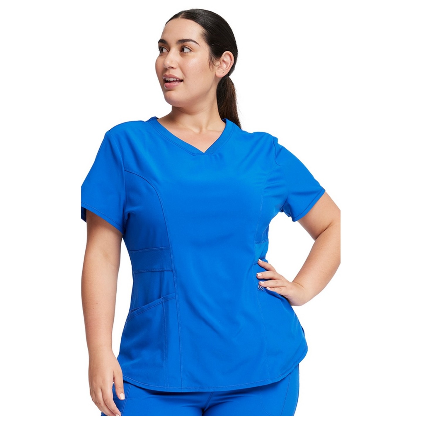 V-Neck Top - Cherokee Infinity - Antimicrobial