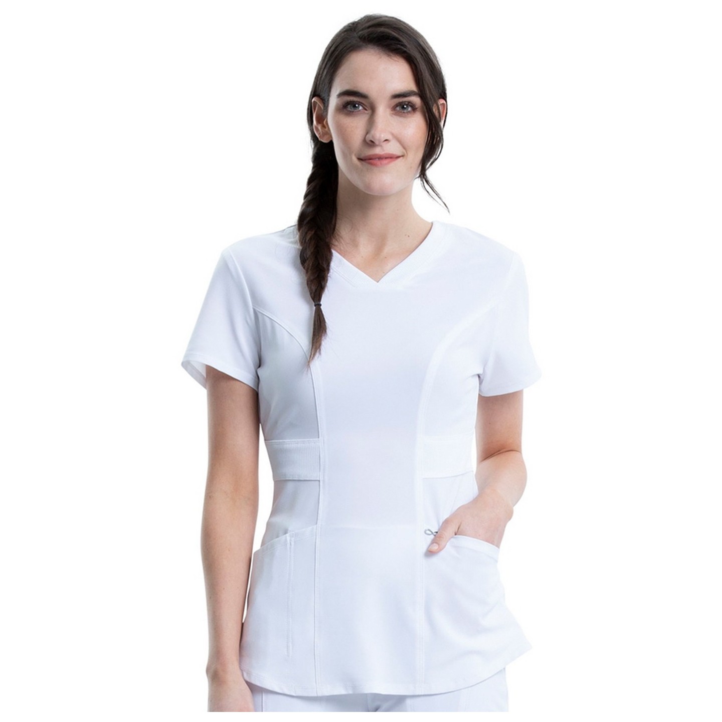 V-Neck Top - Cherokee Infinity - Antimicrobial