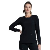 Long Sleeve Round Neck Top - Cherokee Infinity - Antimicrobial
