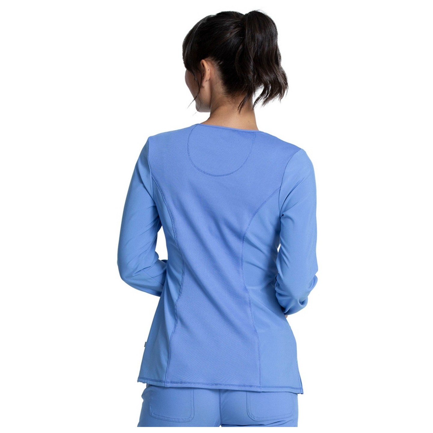 Long Sleeve Round Neck Top - Cherokee Infinity - Antimicrobial