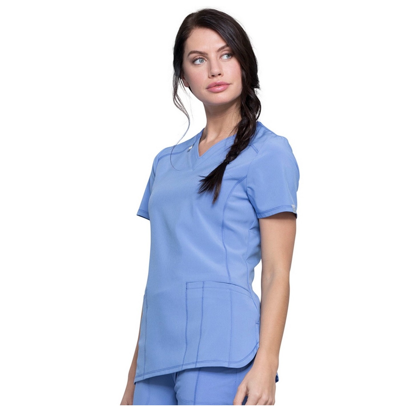 V-Neck Top - Cherokee Infinity - Antimicrobial