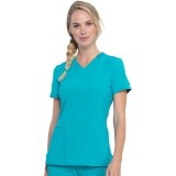 V-Neck Top - Cherokee Infinity - Antimicrobial