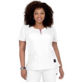 317 Koi Lite™ Scrubs Serenity Double Zipper Top
