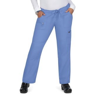 *VENTE FINALE L 721P Petite Koi Lite ™ Pantalon Peace à jambe droite avec cordon à la taille