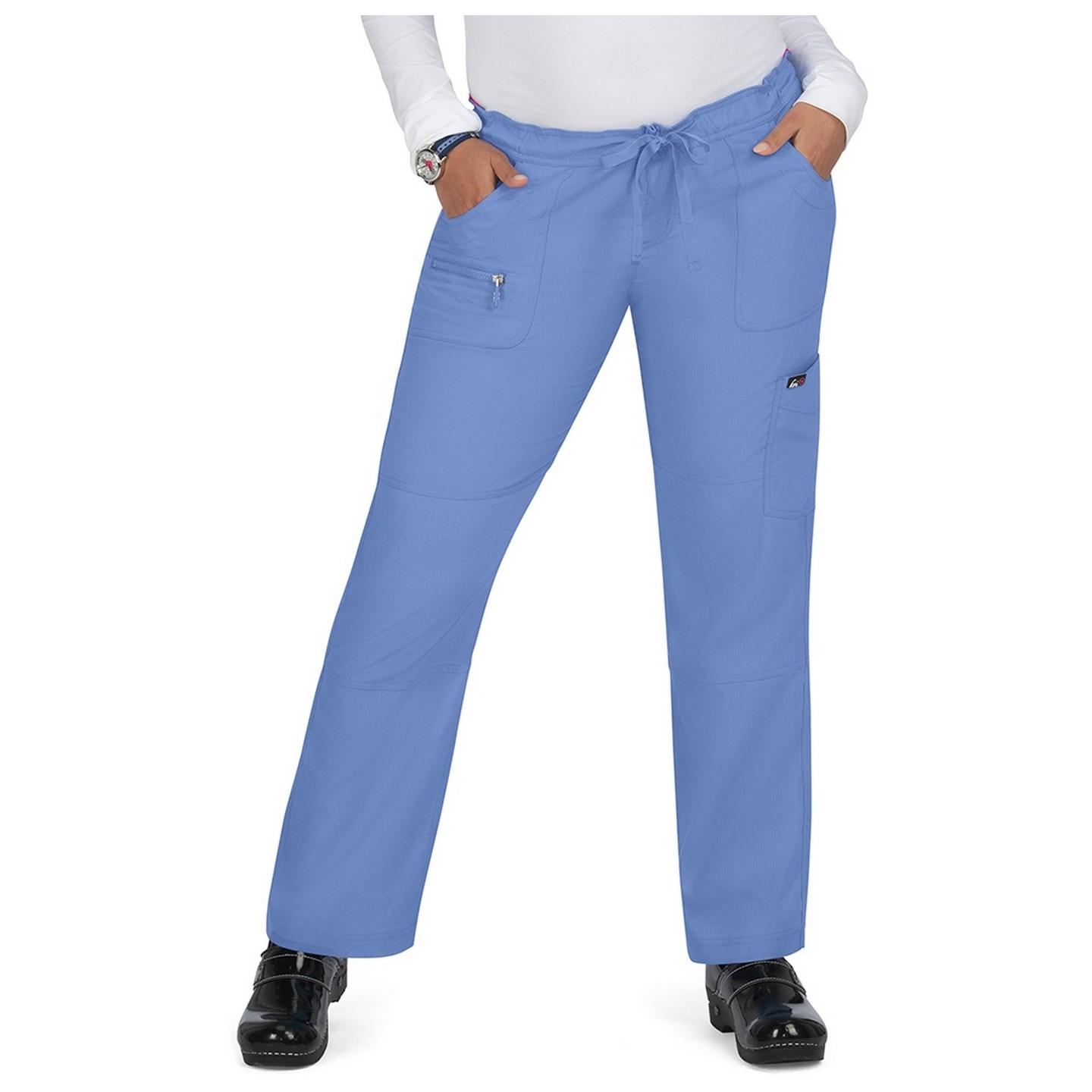 *VENTE FINALE 3XL 721P Petite Koi Lite ™ Pantalon Peace à jambe droite avec cordon à la taille