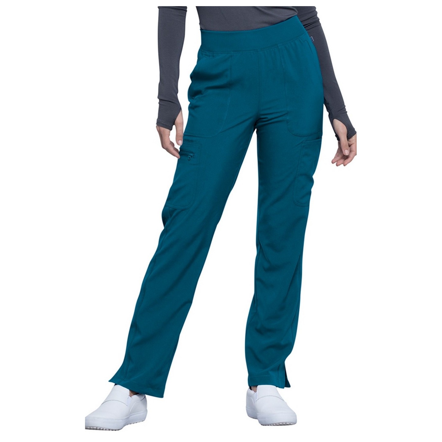 Mid Rise Tapered Leg Pull-on Pant - Cherokee Infinity - Antimicrobial