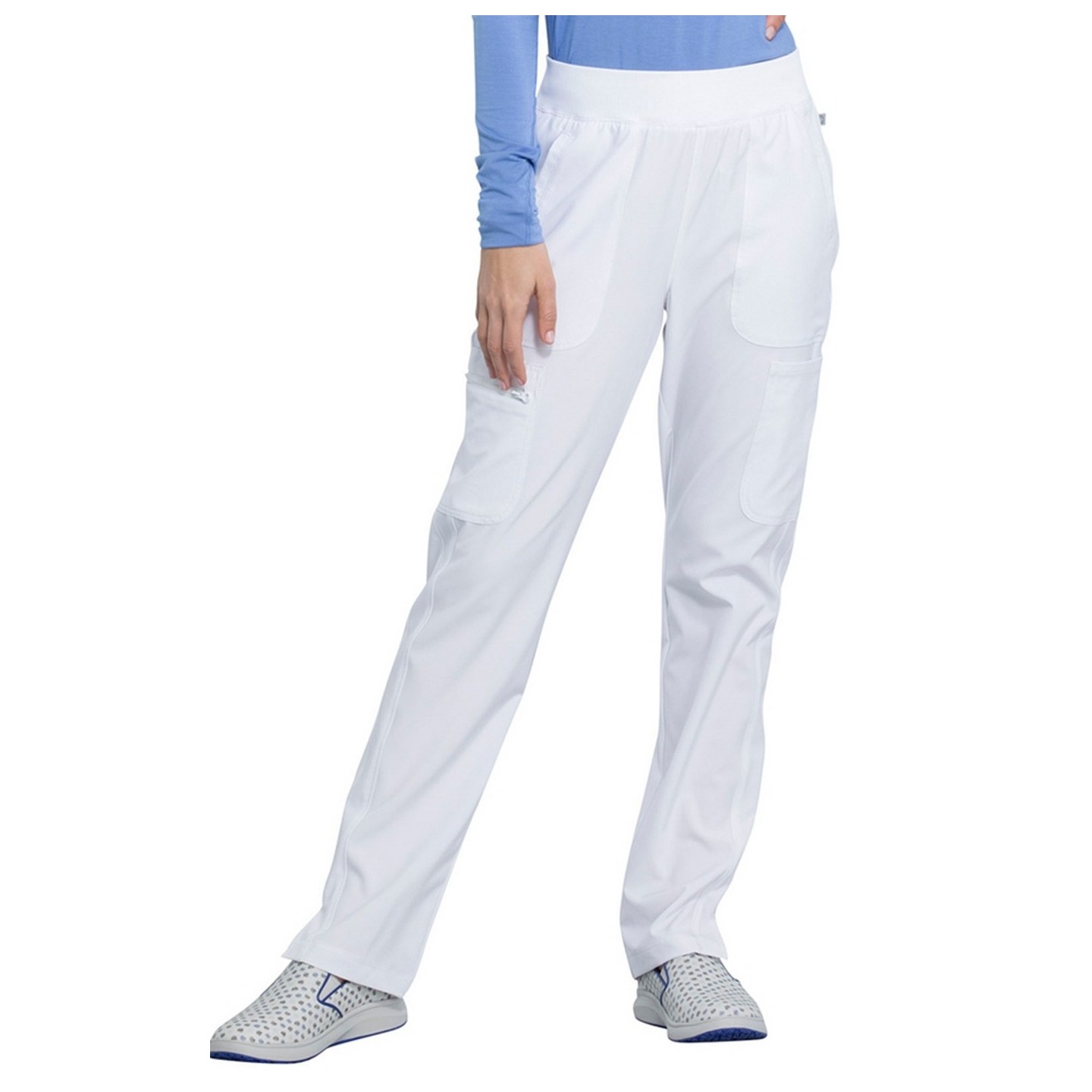 Mid Rise Tapered Leg Pull-on Pant - Cherokee Infinity - Antimicrobial