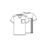 Men's Tuckable V-Neck Top - Cherokee Infinity - Antimicrobial