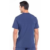 Men's Tuckable V-Neck Top - Cherokee Infinity - Antimicrobial