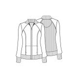 Zip Front Jacket - Cherokee Infinity - Antimicrobial