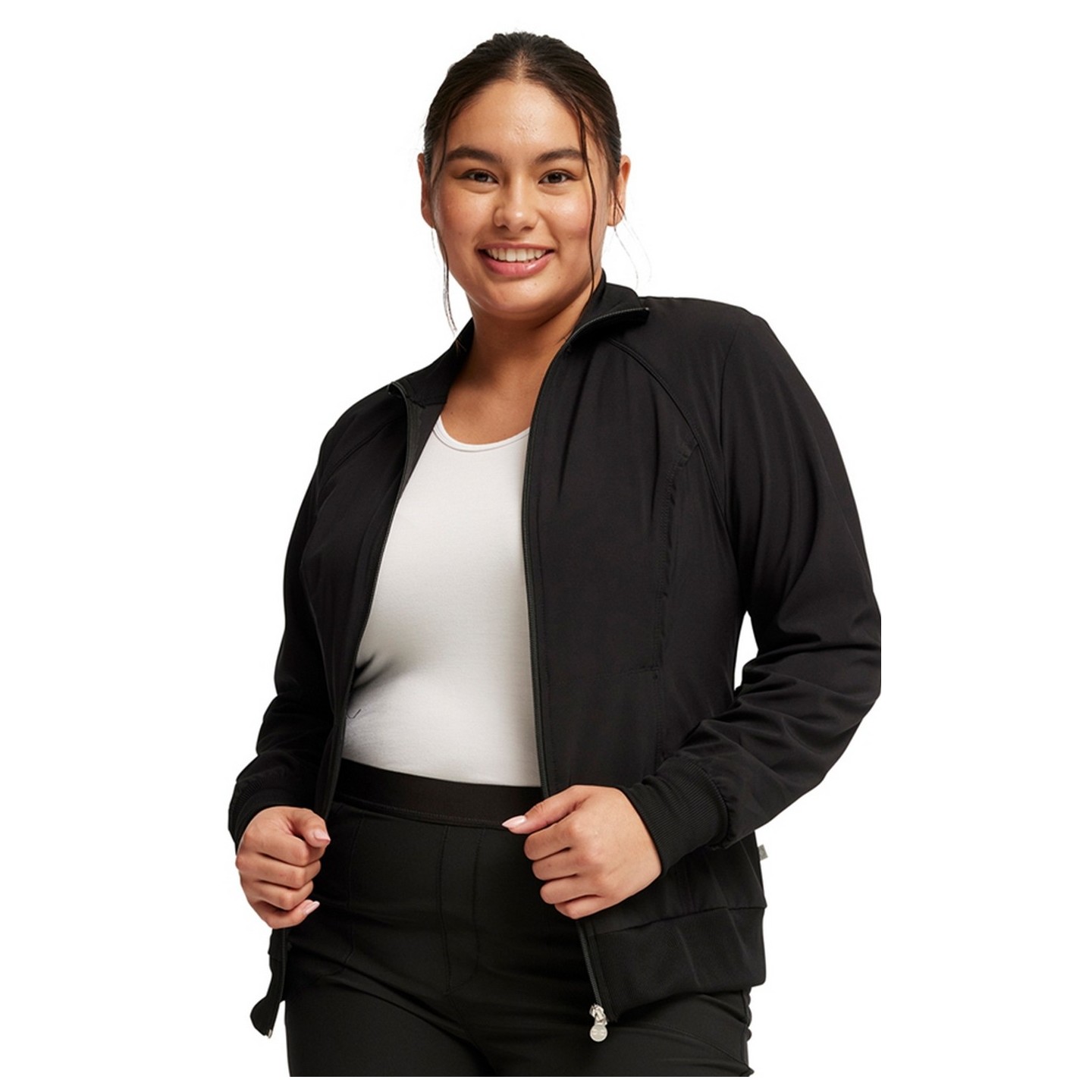 Zip Front Jacket - Cherokee Infinity - Antimicrobial