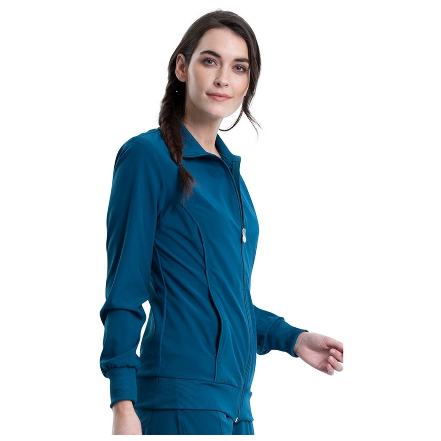 Zip Front Jacket - Cherokee Infinity - Antimicrobial