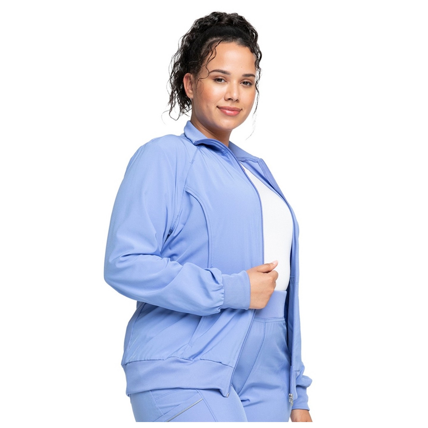 Zip Front Jacket - Cherokee Infinity - Antimicrobial