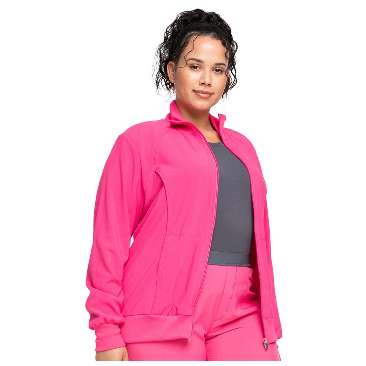 Veste à fermeture éclair sur le devant - Cherokee Infinity - Antimicrobien