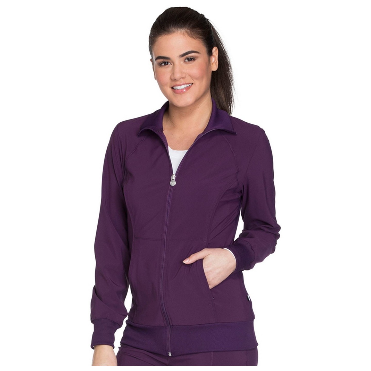 Zip Front Jacket - Cherokee Infinity - Antimicrobial