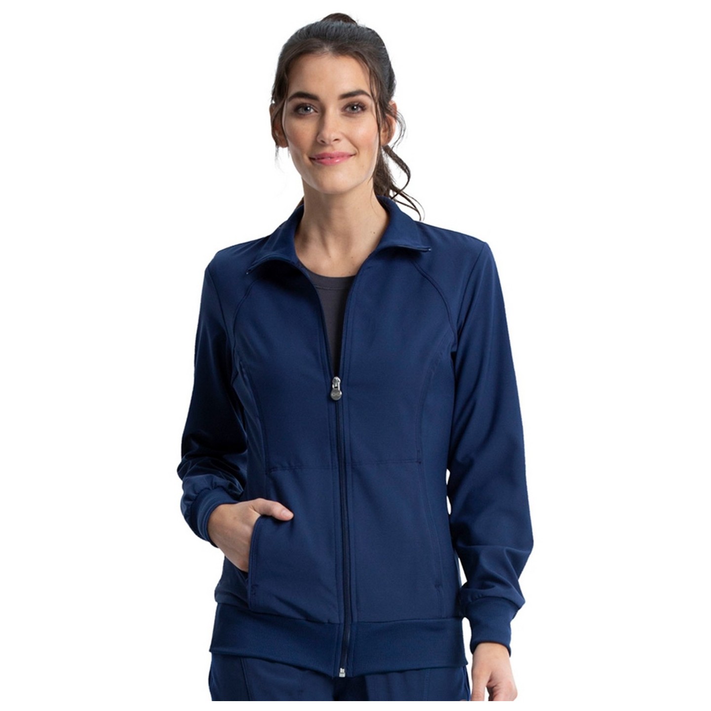 Zip Front Jacket - Cherokee Infinity - Antimicrobial