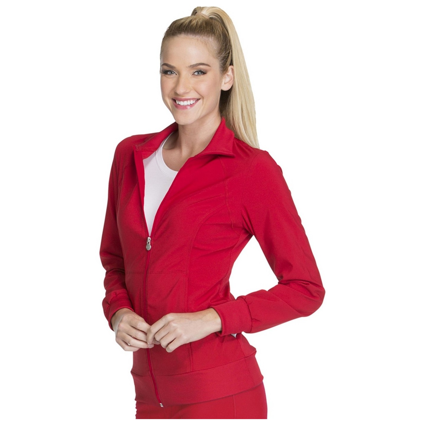 Zip Front Jacket - Cherokee Infinity - Antimicrobial