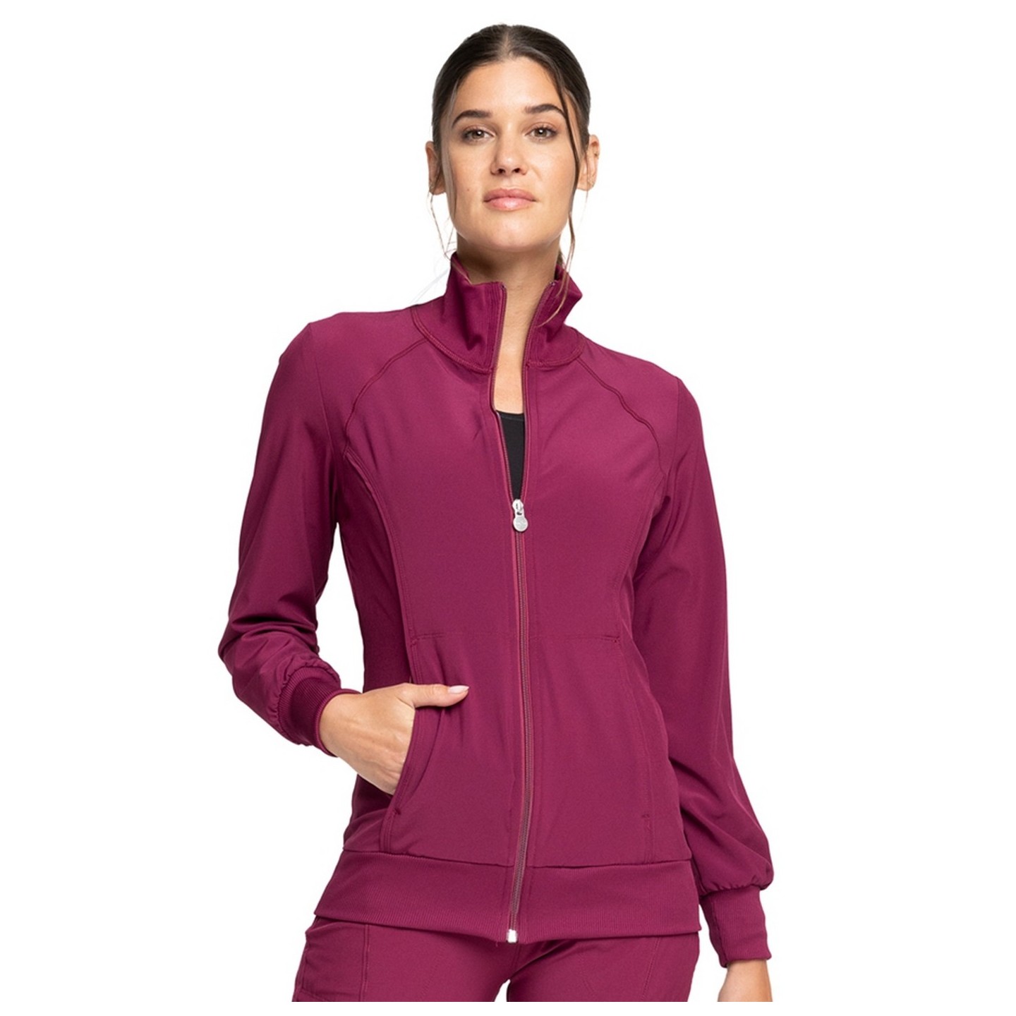 Zip Front Jacket - Cherokee Infinity - Antimicrobial