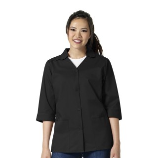201 WonderWink WonderWORK Women's Smock ¾ sleeve with optional flip cuff