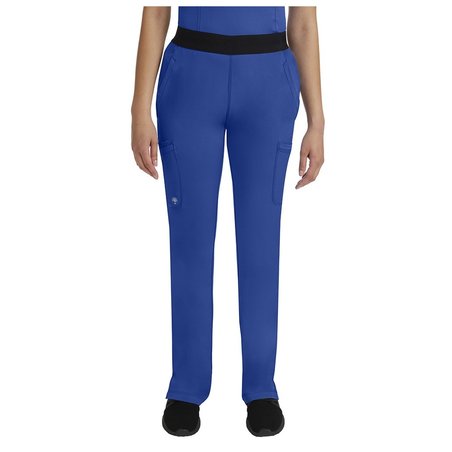 9500 HH Works by Healing Hands Rachel 6 Pocket Straight Leg Yoga Waist Scrub Pant