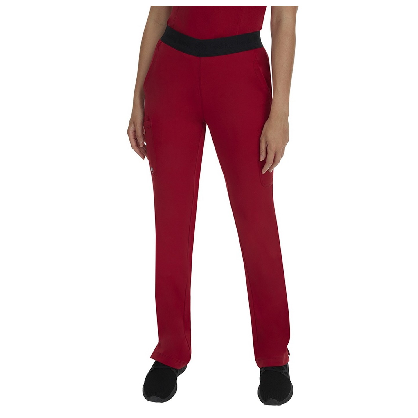 9500 HH Works by Healing Hands Rachel 6 Pocket Straight Leg Yoga Waist Scrub Pant