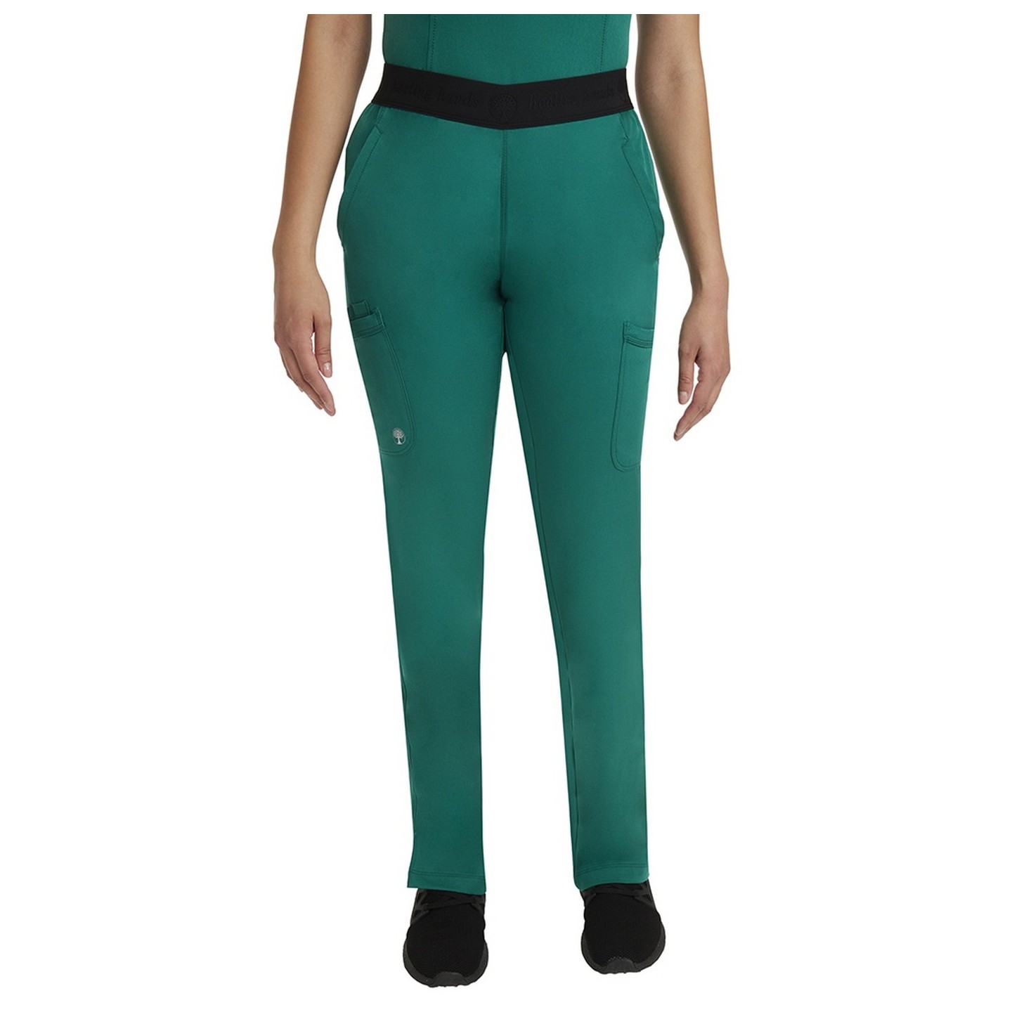 9500T Tall HH Works by Healing Hands Rachel 6 Pocket Straight Leg Yoga Waist Scrub Pant 