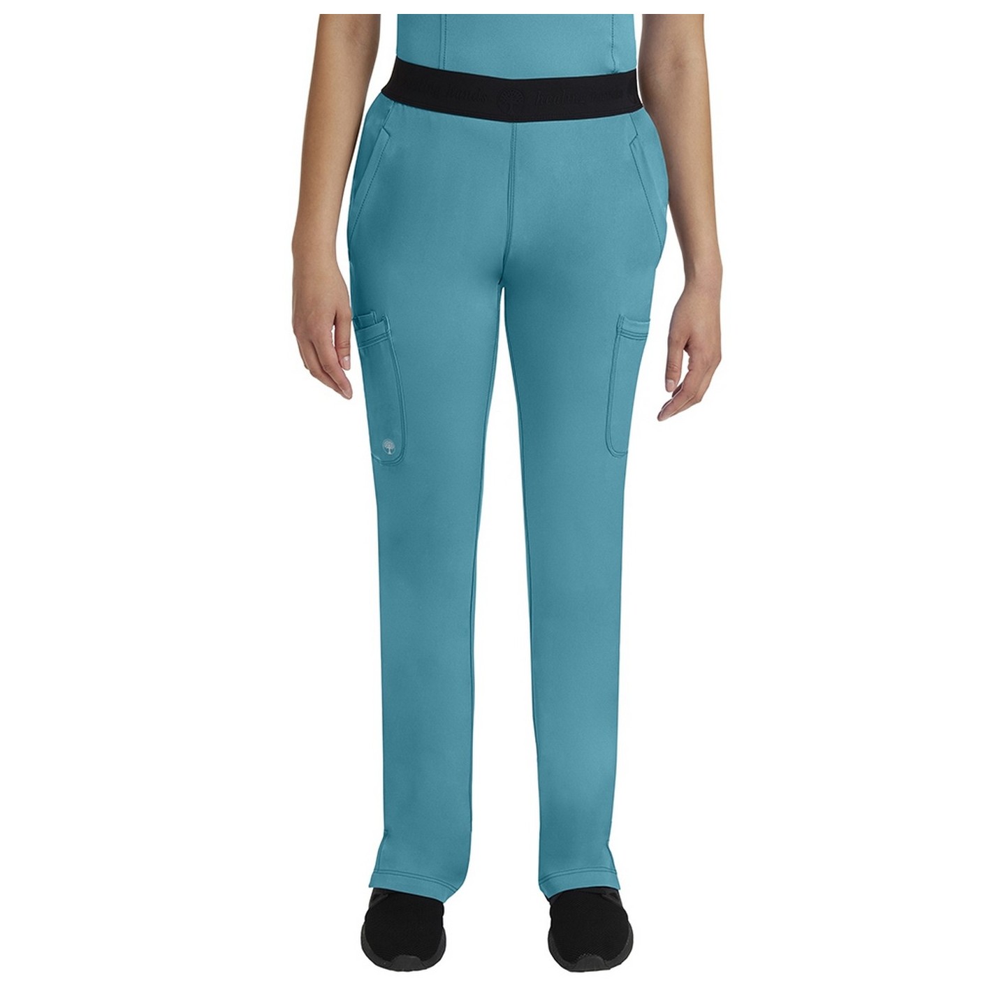 9500T Tall HH Works by Healing Hands Rachel 6 Pocket Straight Leg Yoga Waist Scrub Pant 