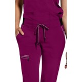 9152 Healing Hands HH360 Nisha Rib Knit Waistband Pant