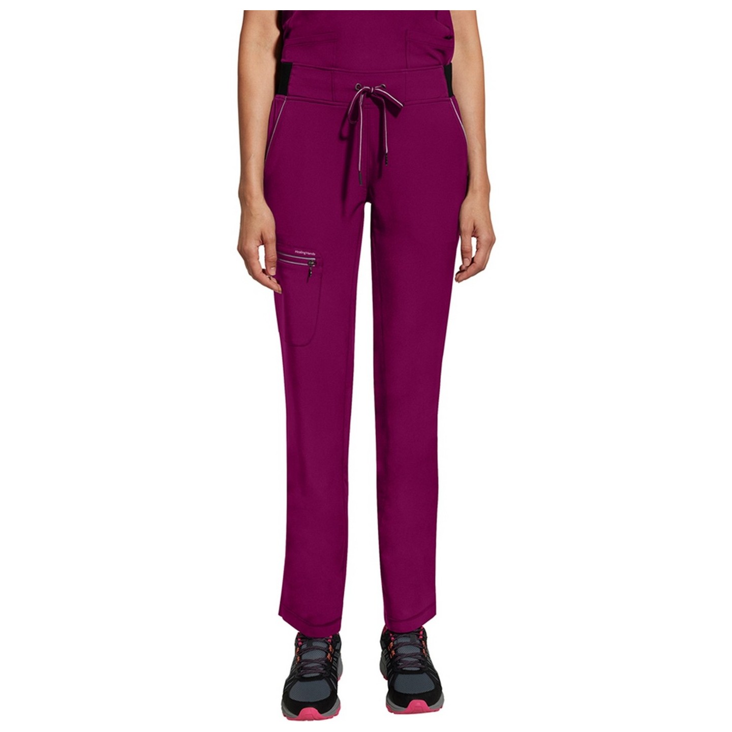 9152 Healing Hands HH360 Nisha Rib Knit Waistband Pant