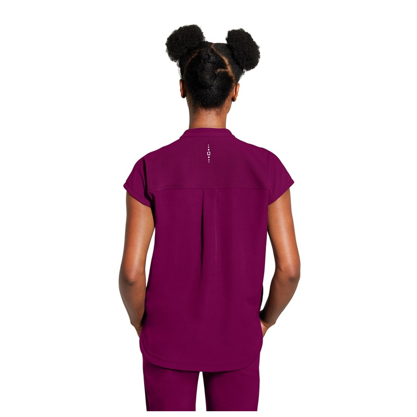 2286 Healing Hands HH360 Sandy Mandarin Collar Top