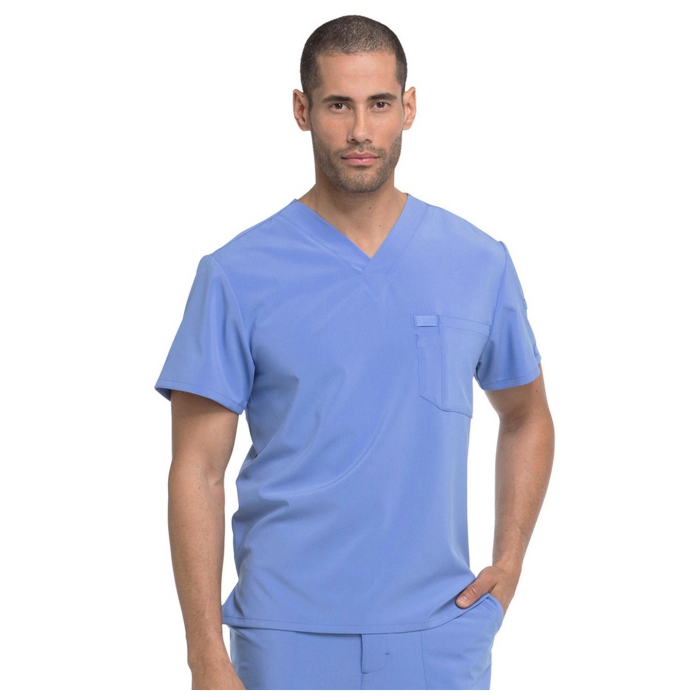 DK635 Dickies EDS Essentials Haut a Col en V avec Poche au Poitrine pour Hommes