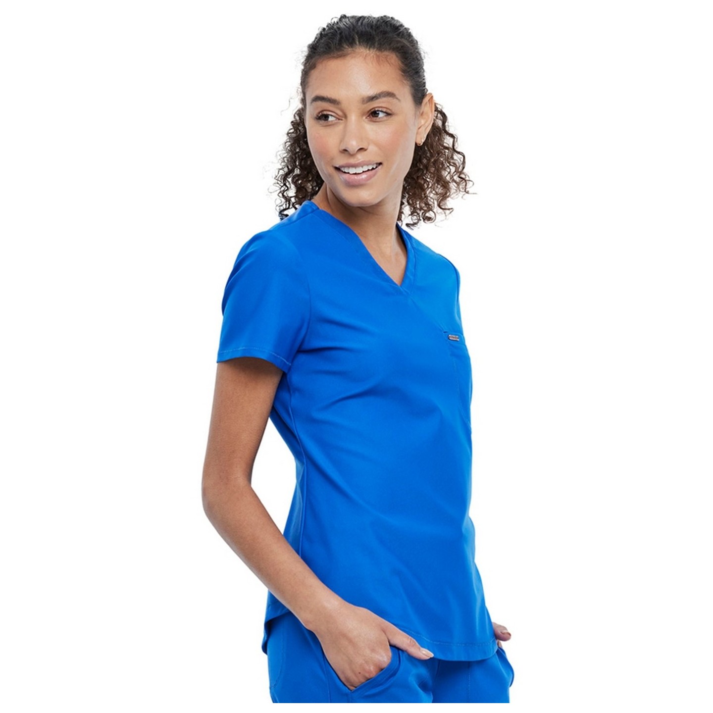 CK819 Tuckable V-Neck Top - Cherokee Form